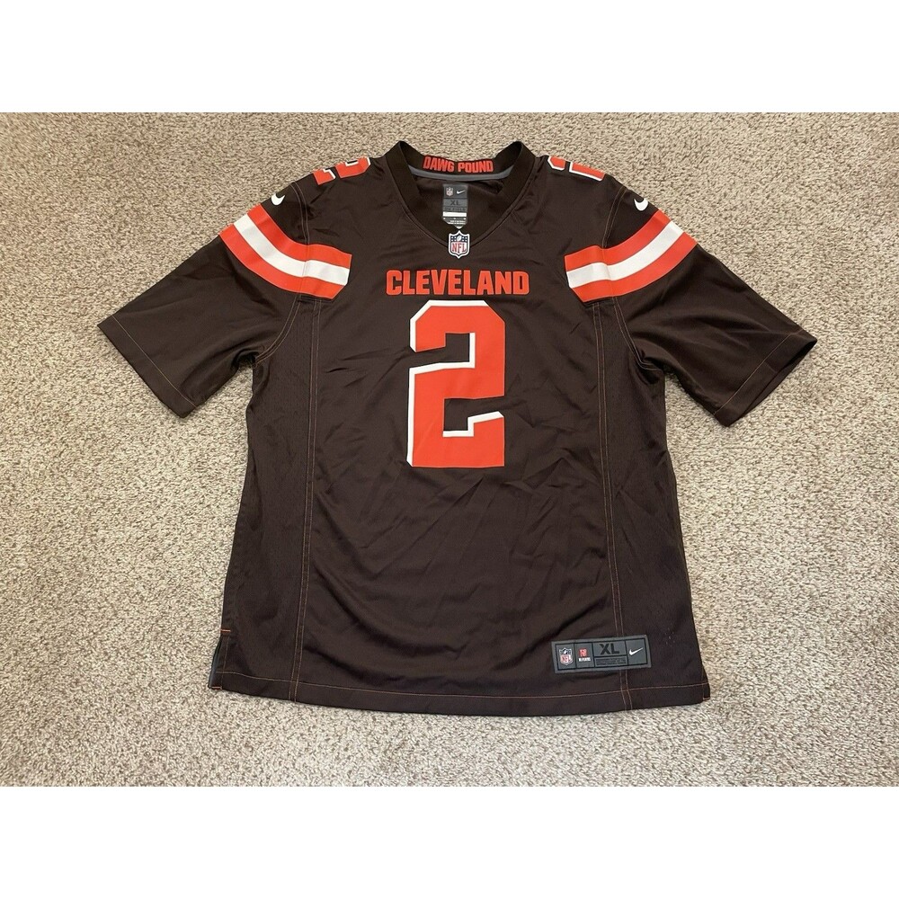 Johnny Manziel #2 CLEVELAND BROWNS Nike NFL Jersey Men’s Size XLARGE